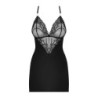 Camisole med mesh og krydsede stropper L/XL