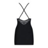 Camisole med mesh og krydsede stropper L/XL
