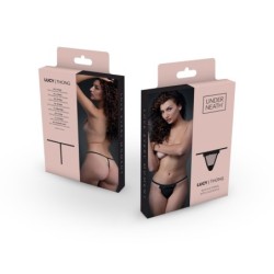 Tanga fio dental transparente Lucy L/XL