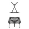 Set portjartier de 3 piese Firella - Negru L/XL