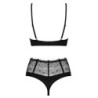 Sharlotte'i 2-osaline pesukomplekt - Must L/XL