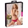 G-strings with beads - Red L