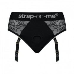 Arnés con Tirantes y Encaje de Lujo Diva Strap-On L