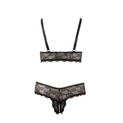 Beha en string met open kruis 4XL
