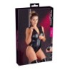 Body Efeito Molhado com Zíper Longo XL