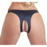 Tanga amb Perles - Negre XL
