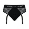 Arreio com Suspensórios e Renda de Luxo Diva Strap-On XL