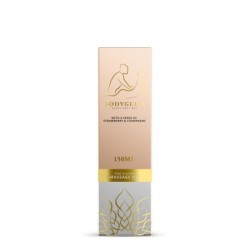 BodyGliss - 2 az 1-ben masszázsolaj és síkosító Eper és Champagne - 150 ml