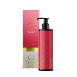 BodyGliss - 2-in-1 massaažiõli ja libesti roosiõielehtedega - 150 ml