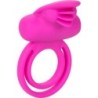 Dual Clit Flicker Enhancer Двоен Вибриращ Пръстен От Розов Силикон
