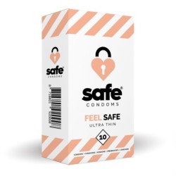 SAFE - Kondomer - Ultra Tynde - 10 stk.