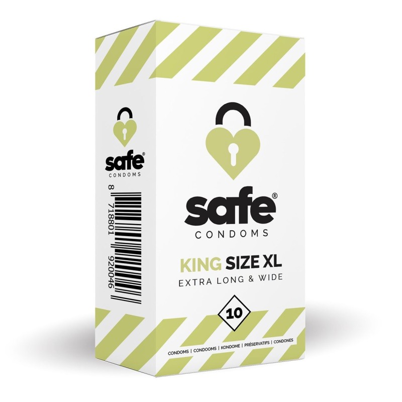 SAFE - Kondomi - Veličina King Size XL - 10 komada