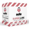 SAFE - Презервативи с Допълнителна Смазка - Superlube - 5 броя