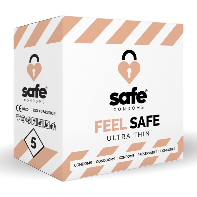 SAFE - Презервативи - Ultra Thin - 5 броя