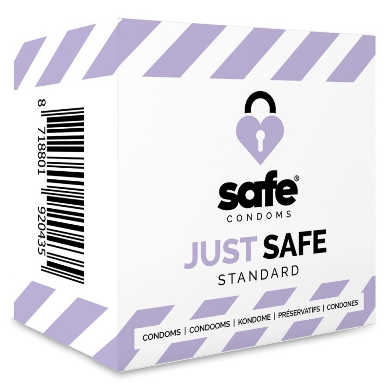 SAFE - Προφυλακτικά με λιπαντικό σιλικόνης - Στάνταρ - 5 τεμάχια