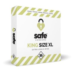 SAFE - Preservativos - Talla King Size XL - 36 unidades