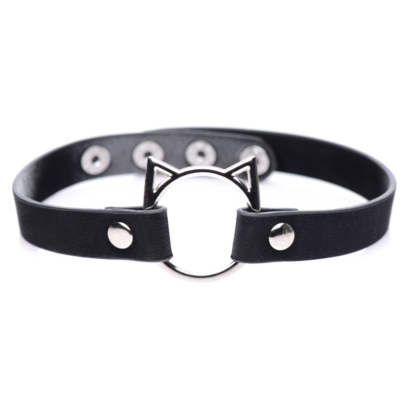 Anello Kinky Kitty Sottile Stretto - Nero