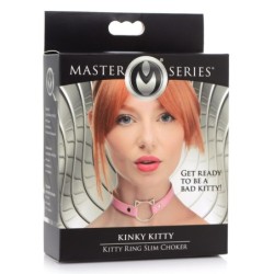 Anneau Kinky Kitty Collier Fin - Rose