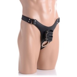 Cintura di Castità per Pene con Plug Anale in Silicone