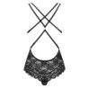 Lace Bodysuit - Black S/M