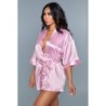 Kimono de setí Getting Ready - Rosa S