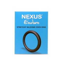 Anello per pene in silicone Enduro - Nero