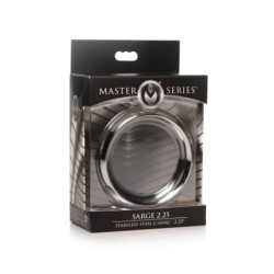 Sarge - Anello per pene in metallo - Diametro interno 57 mm