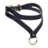 Colier Bondage Baddie cu O-ring - Negru/Auriu