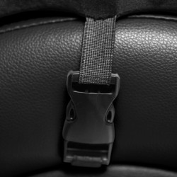 Sofá Sexual Travesso Com Punhos E Almofadas De 2 Posições - Preto
