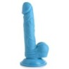 Dildo Poppin 16,5 cm - Sininen