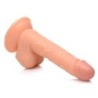 Dildo Poppin 16,5 cm - Beżowy