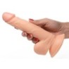 Dildo Poppin 16,5 cm - Beżowy