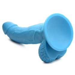 Dildo Poppin 19 cm - Kék