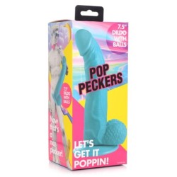 Dildo Poppin 19 cm - Blu