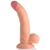 Dildo Poppin 19 cm - Smėlio spalvos