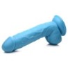 Dildo Poppin 20 cm - Sininen