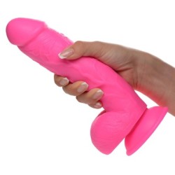 Dildo Poppin 20 cm - Roza