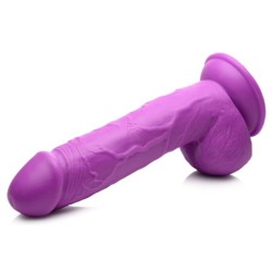 Dildo Poppin 20 cm - Vijolična