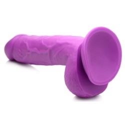 Dildo Poppin 20 cm - Morado