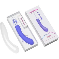 Lovense - Vibromasseur à double embout pour point G et clitoris Hyphy