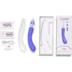 Lovense - Vibromasseur à double embout pour point G et clitoris Hyphy