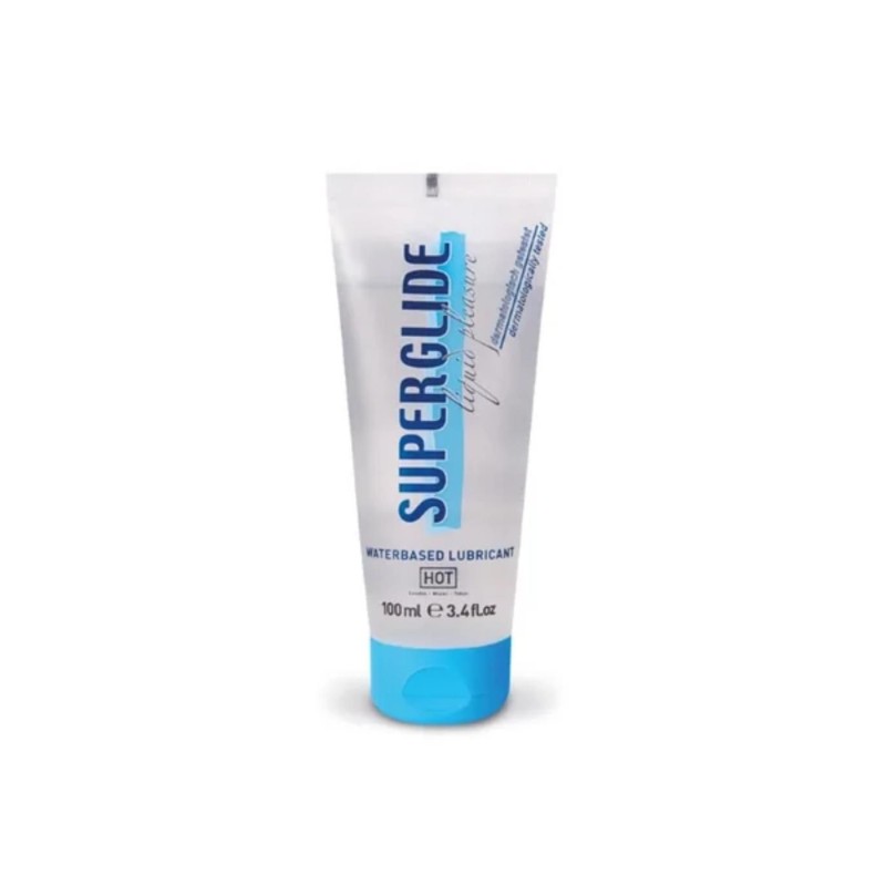 Superglide Liukuva Nautinto Superliukastava - Vesipohjainen Liukuvoide - 100 ml