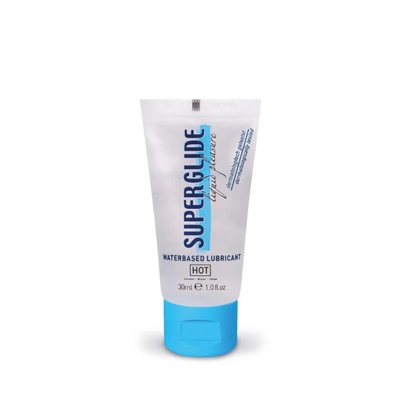 Superglide Placer Superglat Væskeglidemiddel - Vandbaseret Smøremiddel - 30 ml