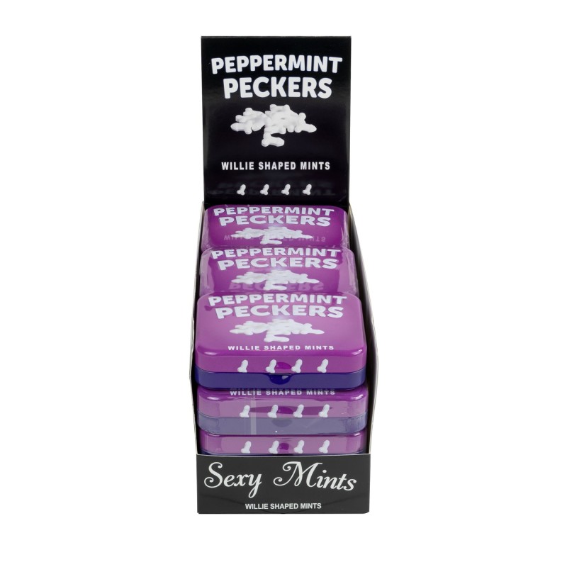 Mėtų skonio penis formos saldainiai