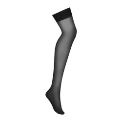 Strømper med strømpeholder S800 - Sort L/XL