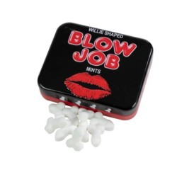 Dick-shaped mints for blowjobs