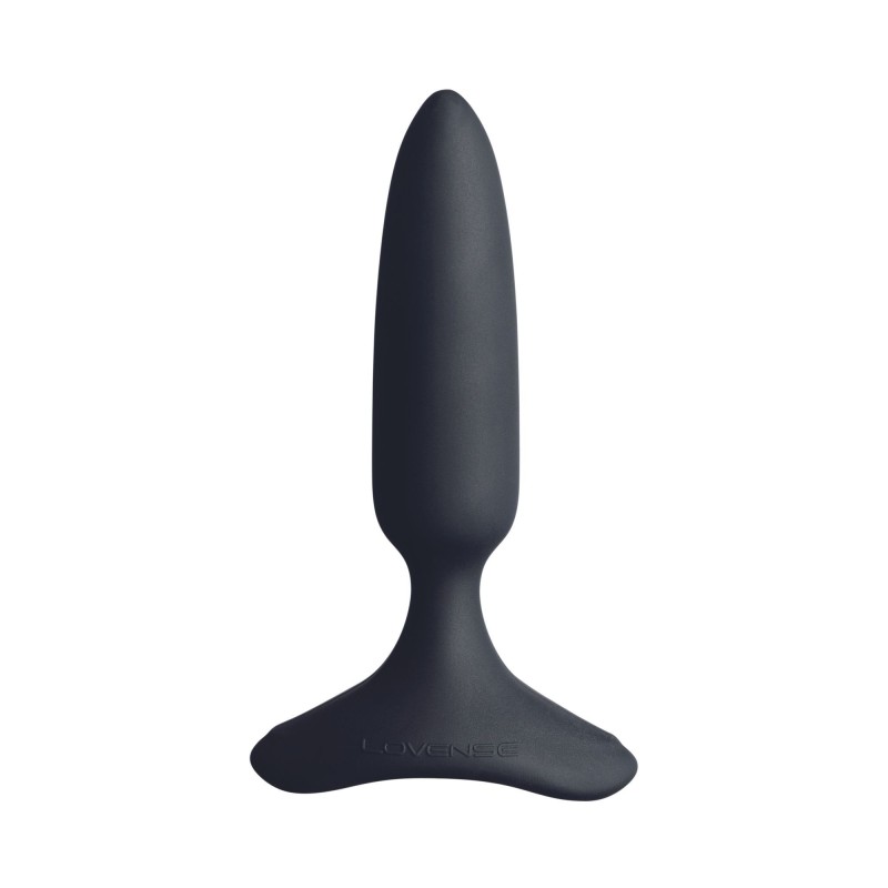 Lovense - Hush 2 App-Controlled Vibrating Anal Plug - Black