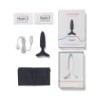 Lovense - Hush 2 Analplug Vibrator mit App - Schwarz