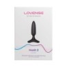 Lovense - Hush 2 Plug Anal Vibrador com App - Preto