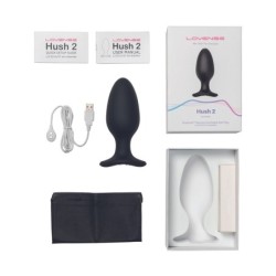 Lovense - Hush 2 Plug Anale Vibratore con App - Nero